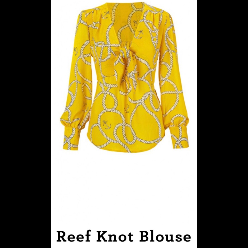 Cabi Reef Knot Blouse New in Bag